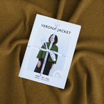 Italian Boiled Wool Verona Jacket Pattern - Fabric/Pattern Kit