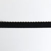 Scalloped Elastic (16mm) - Black