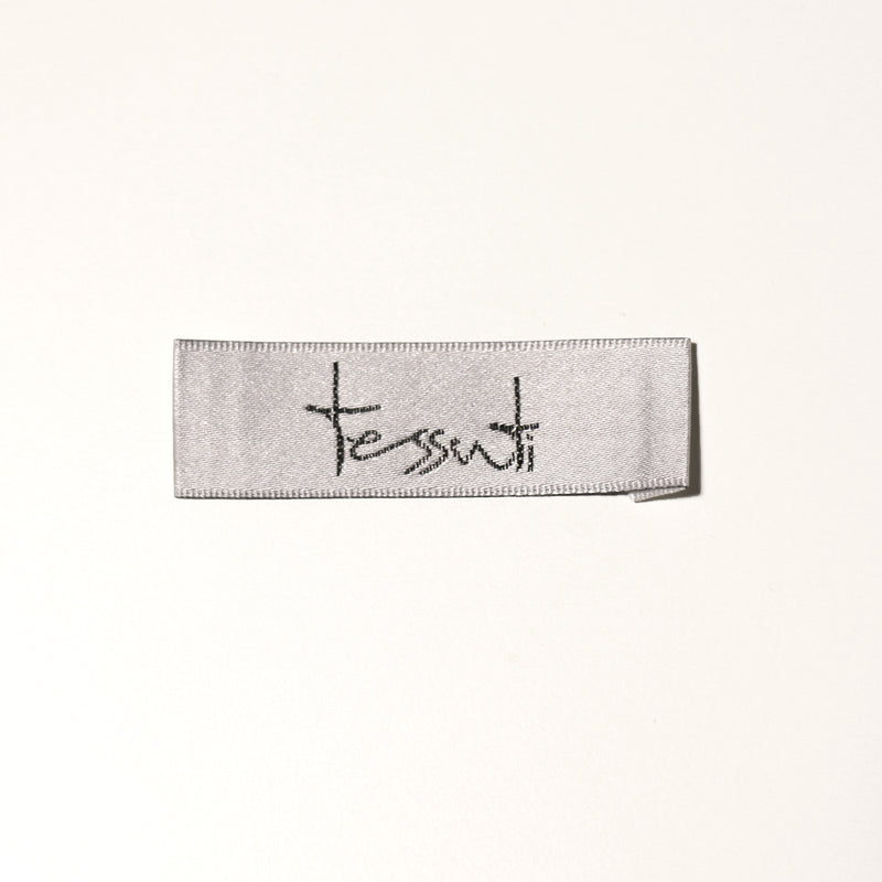 Tessuti Woven Labels - 10 labels (5 Black & 5 White)