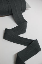 30mm Wool Binding - Dark Grey