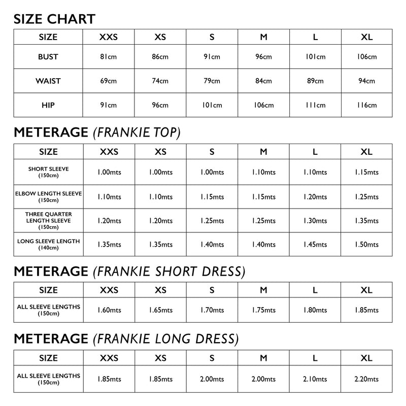 Frankie Top/Dress Pattern